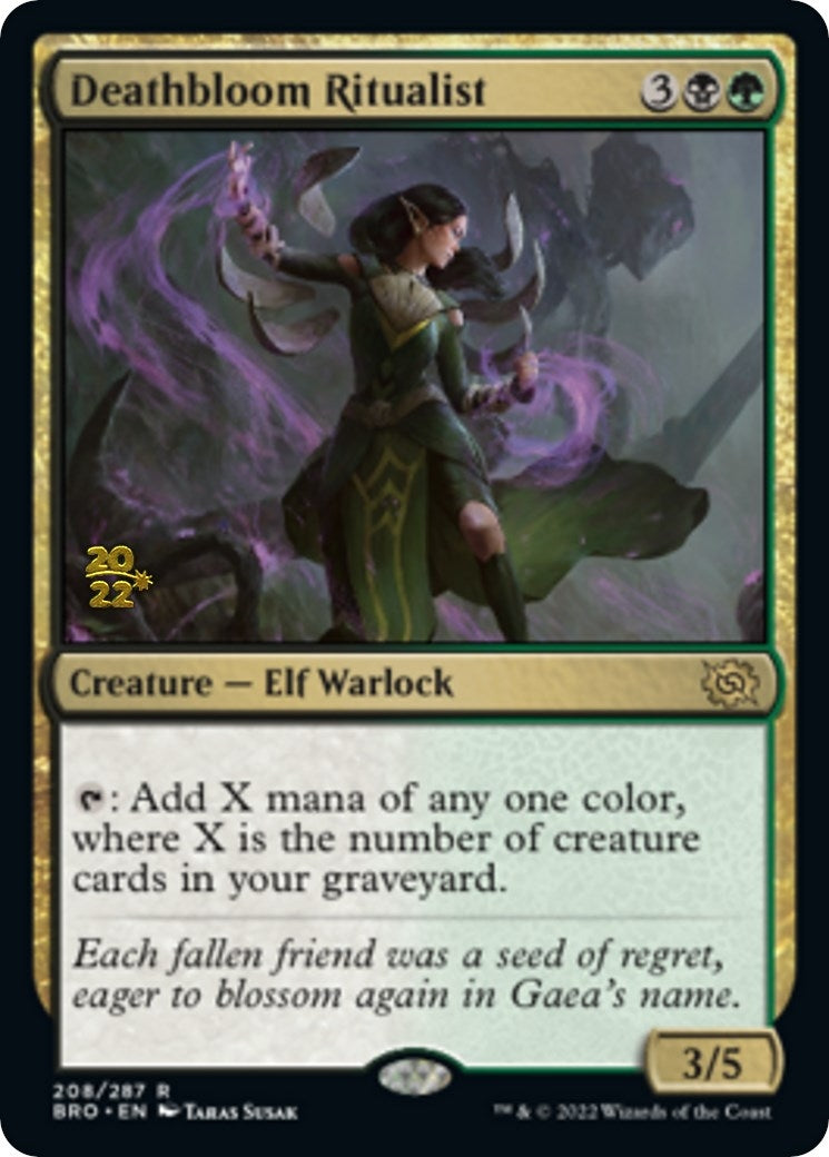 Image for Deathbloom Ritualist (Prerelease Cards) (208) - Magic: The Gathering