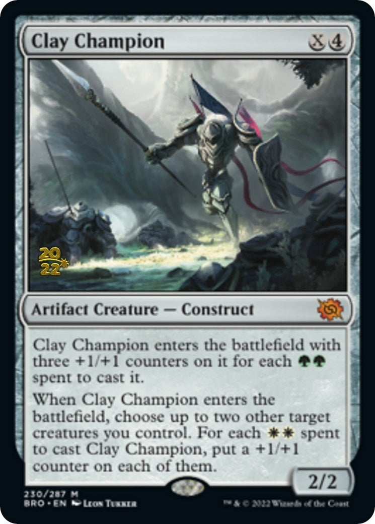 Image for Clay Champion (Prerelease Cards) (230) - Magic: The Gathering