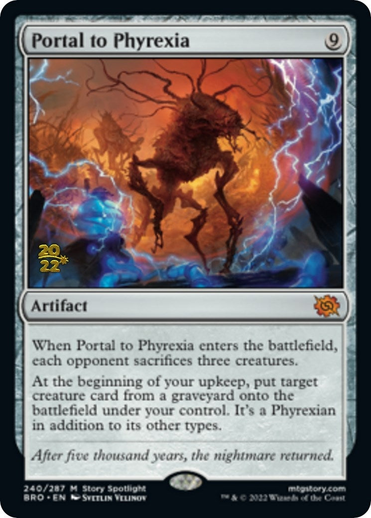 Image for Portal to Phyrexia (Prerelease Cards) (240) - Magic: The Gathering