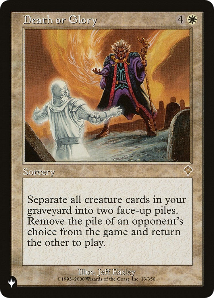 Image for Death or Glory (The List Reprints) (13/350) - Magic: The Gathering