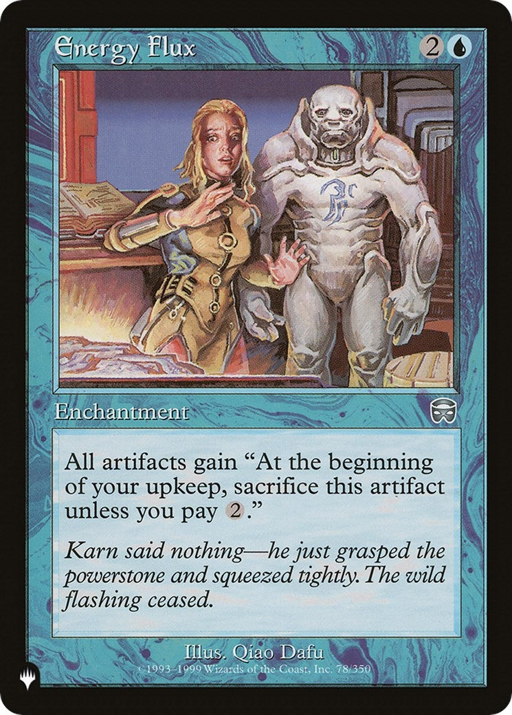 Image for Energy Flux (The List Reprints) (78/350) - Magic: The Gathering