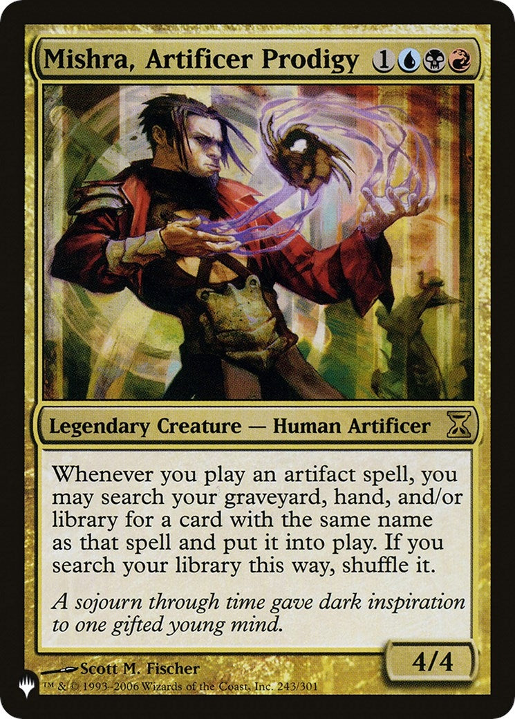 Image for Mishra, Artificer Prodigy (The List Reprints) (243/301) - Magic: The Gathering