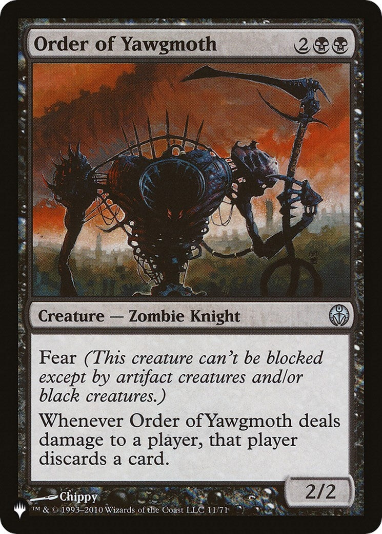 Image for Order of Yawgmoth (DDE) (The List Reprints) (Nov-71) - Magic: The Gathering