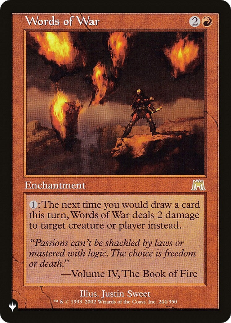 Image for Words of War (The List Reprints) (244/350) - Magic: The Gathering
