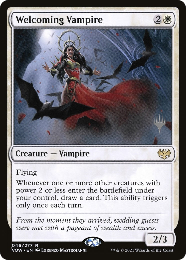 Image for Welcoming Vampire (Promo Pack: The Brothers' War) (46) - Magic: The Gathering