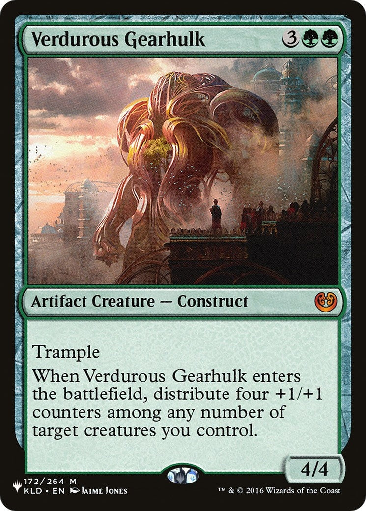 Image for Verdurous Gearhulk (The List Reprints) (172/264) - Magic: The Gathering