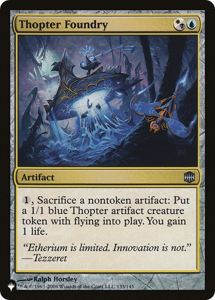 Image for Thopter Foundry (ARB) (The List Reprints) (133/145) - Magic: The Gathering