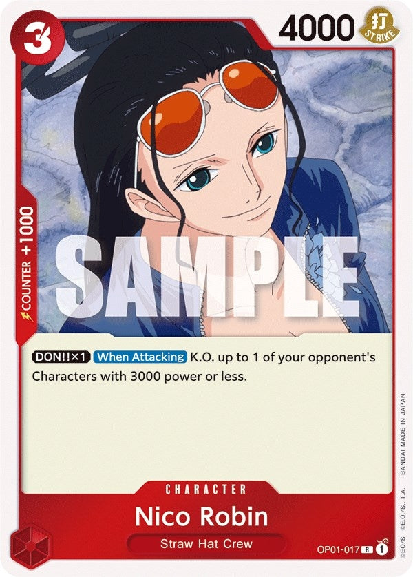 Image for Nico Robin (Romance Dawn) (OP01-017) - One Piece Card Game