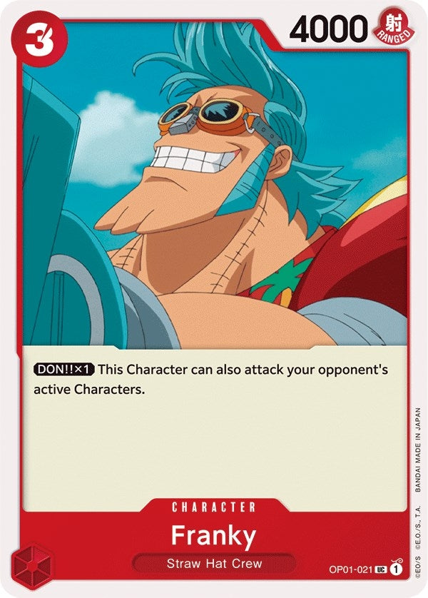 Image for Franky (Romance Dawn) (OP01-021) - One Piece Card Game