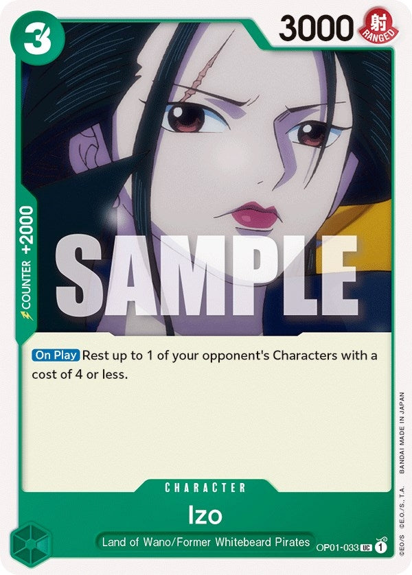 Image for Izo (Romance Dawn) (OP01-033) - One Piece Card Game