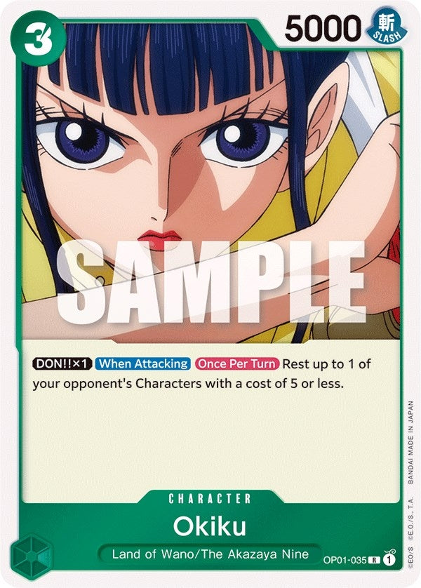 Image for Okiku (Romance Dawn) (OP01-035) - One Piece Card Game
