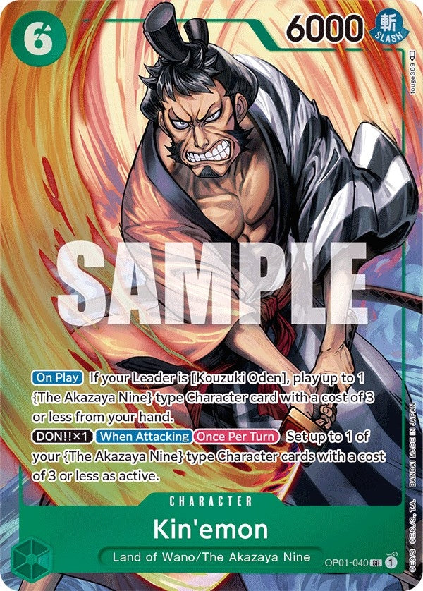 Image for Kin'emon (Parallel) (Romance Dawn) (OP01-040) - One Piece Card Game