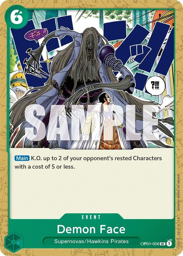 Image for Demon Face (Romance Dawn) (OP01-056) - One Piece Card Game