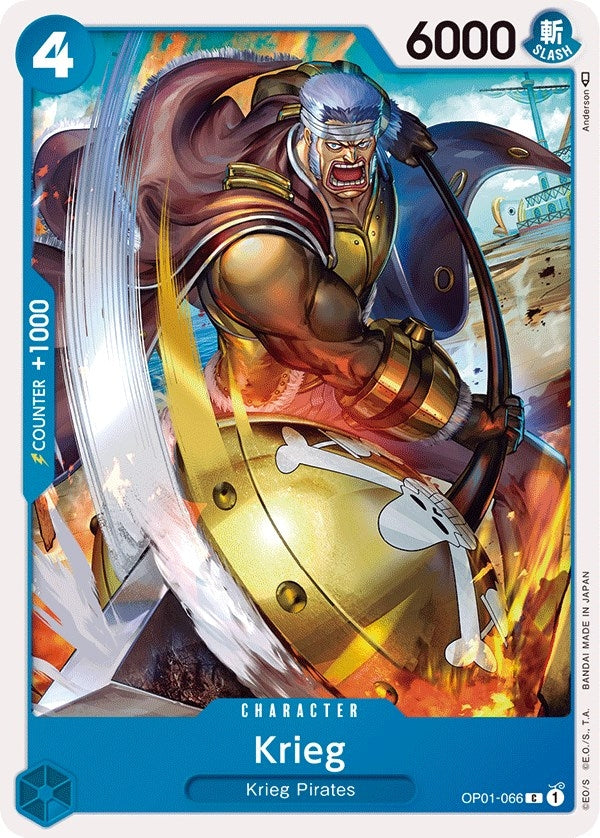 Image for Krieg (Romance Dawn) (OP01-066) - One Piece Card Game
