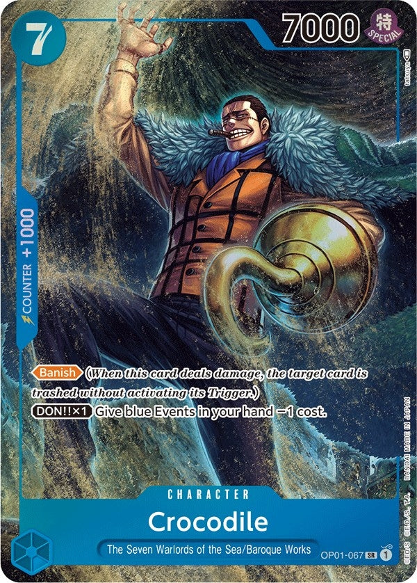 Image for Crocodile (067) (Parallel) (Romance Dawn) (OP01-067) - One Piece Card Game