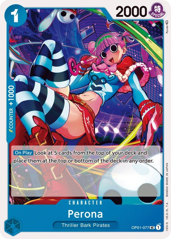 Image for Perona (Romance Dawn) (OP01-077) - One Piece Card Game