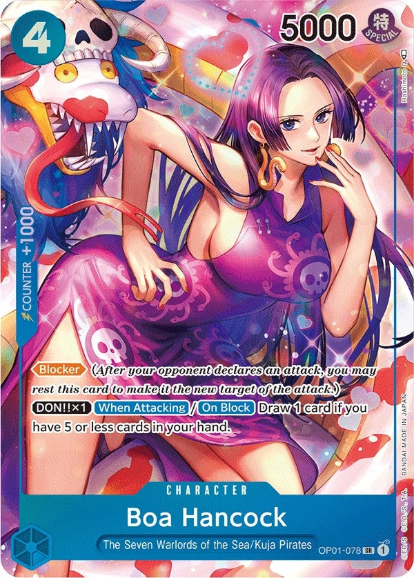 Image for Boa Hancock (Parallel) (Romance Dawn) (OP01-078) - One Piece Card Game
