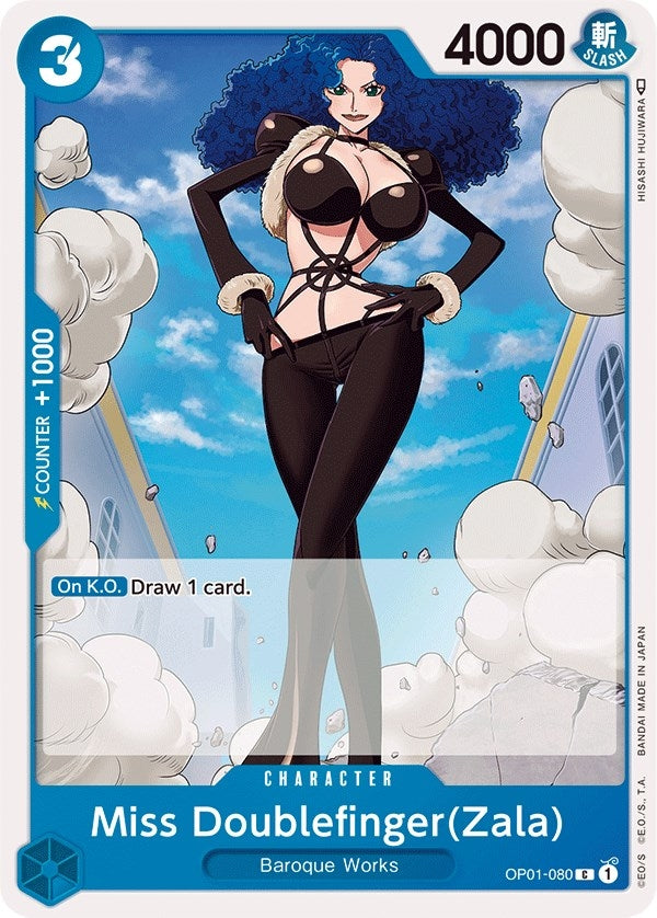 Image for Miss Doublefinger(Zala) (Romance Dawn) (OP01-080) - One Piece Card Game