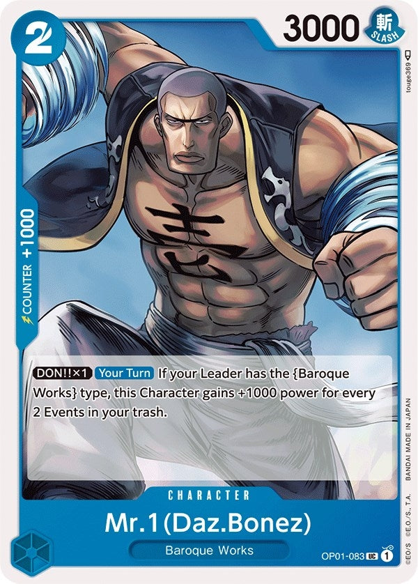Image for Mr.1 (Daz.Bonez) (Romance Dawn) (OP01-083) - One Piece Card Game