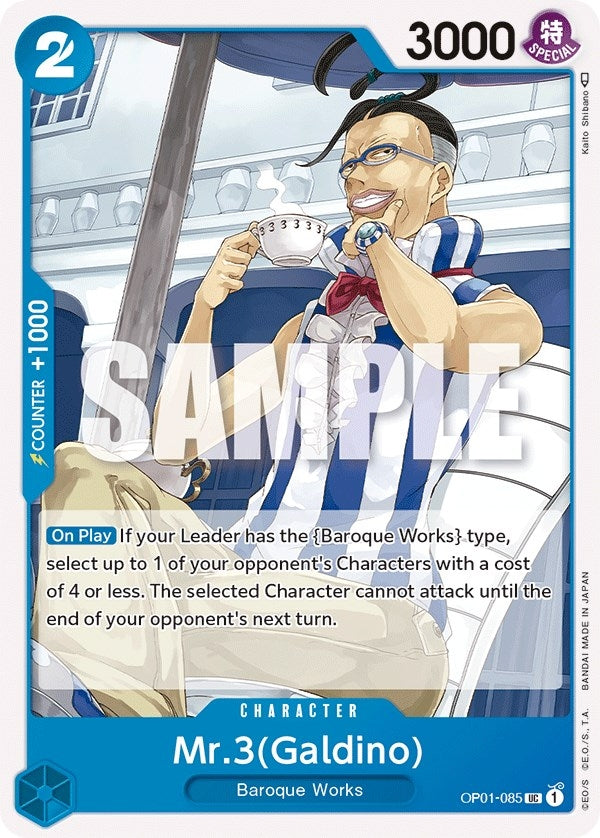 Image for Mr.3 (Galdino) (Romance Dawn) (OP01-085) - One Piece Card Game