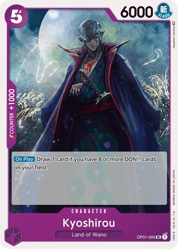 Image for Kyoshirou (Romance Dawn) (OP01-095) - One Piece Card Game