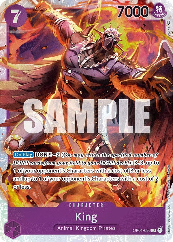 Image for King (096) (Romance Dawn) (OP01-096) - One Piece Card Game