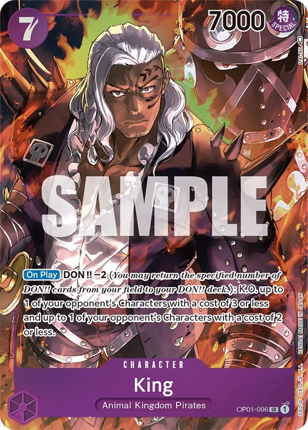 Image for King (096) (Parallel) (Romance Dawn) (OP01-096) - One Piece Card Game