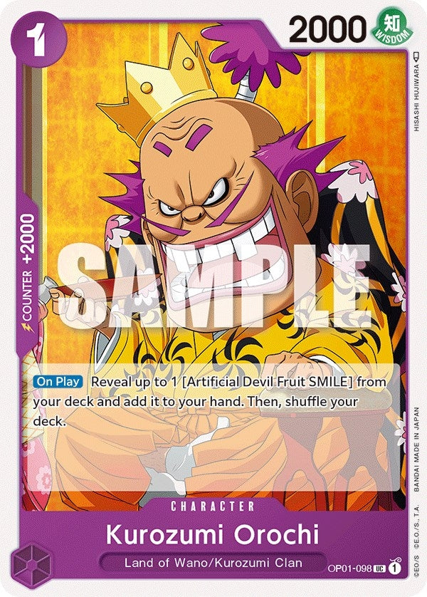 Image for Kurozumi Orochi (Romance Dawn) (OP01-098) - One Piece Card Game