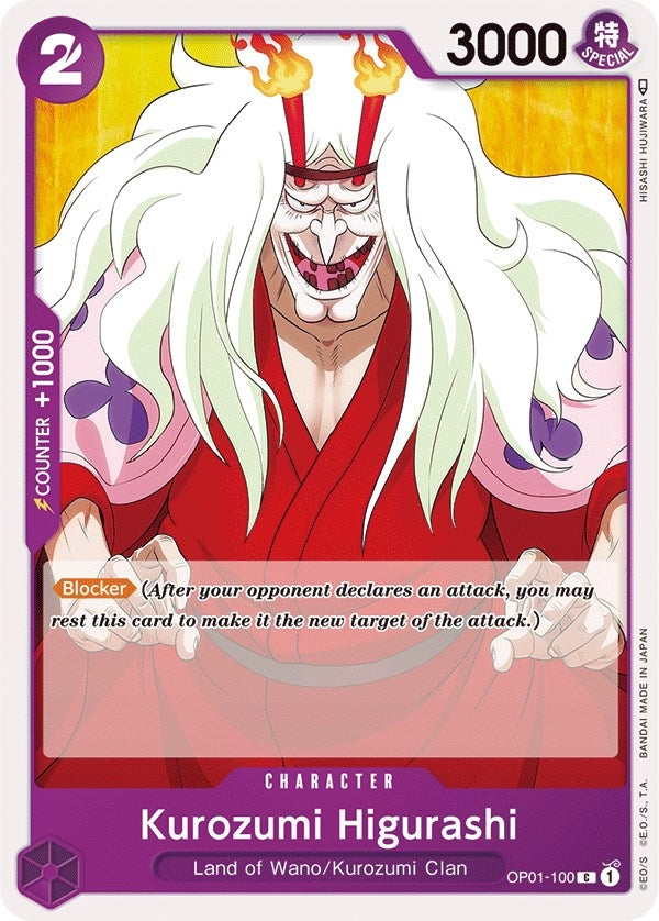 Image for Kurozumi Higurashi (Romance Dawn) (OP01-100) - One Piece Card Game