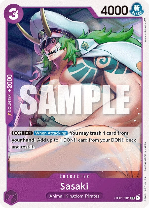 Image for Sasaki (Romance Dawn) (OP01-101) - One Piece Card Game