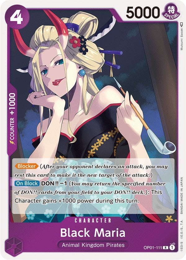 Image for Black Maria (Romance Dawn) (OP01-111) - One Piece Card Game