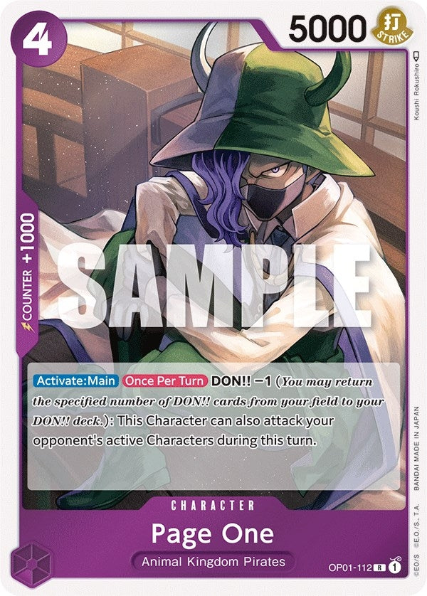 Image for Page One (Romance Dawn) (OP01-112) - One Piece Card Game