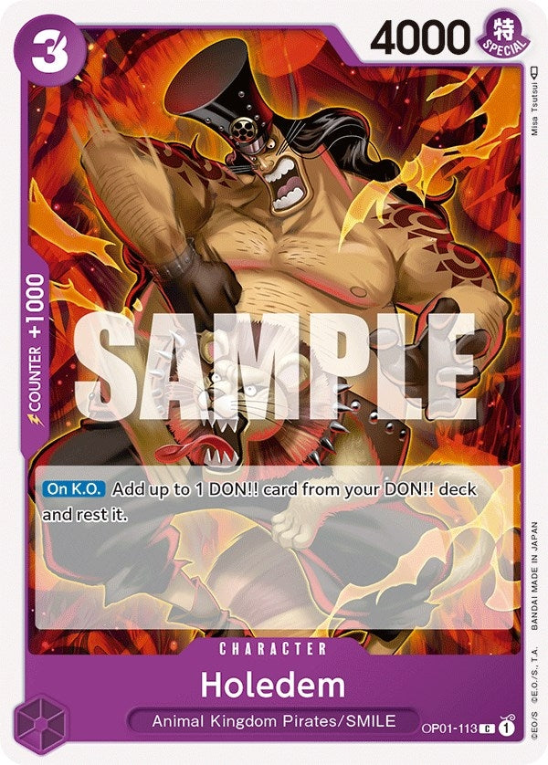 Image for Holedem (Romance Dawn) (OP01-113) - One Piece Card Game