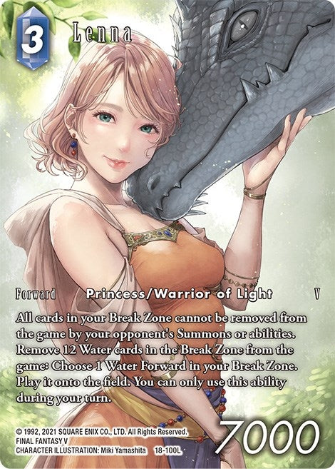 Image for Lenna (Full Art) (Resurgence of Power) (18-100L) - Final Fantasy TCG