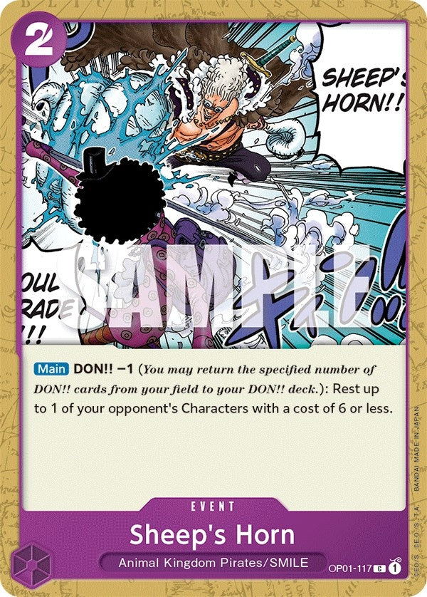 Image for Sheep's Horn (Romance Dawn) (OP01-117) - One Piece Card Game