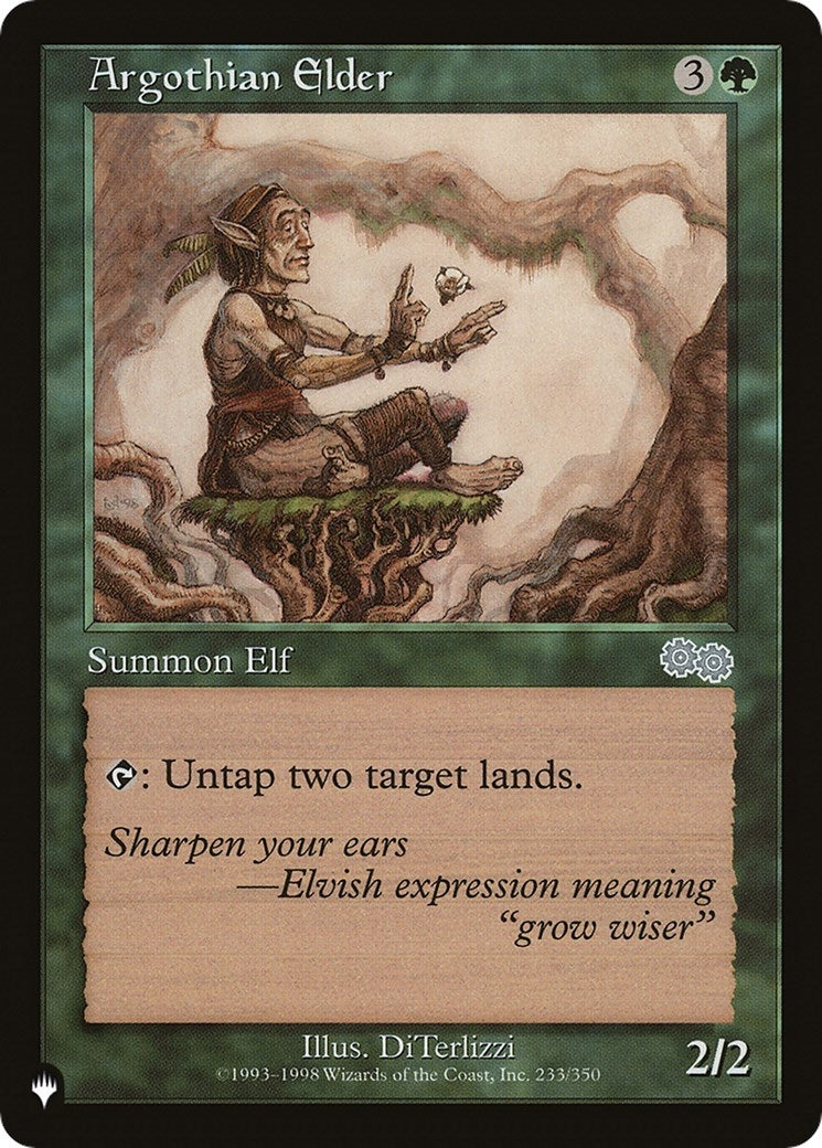 Image for Argothian Elder (The List Reprints) (233/350) - Magic: The Gathering