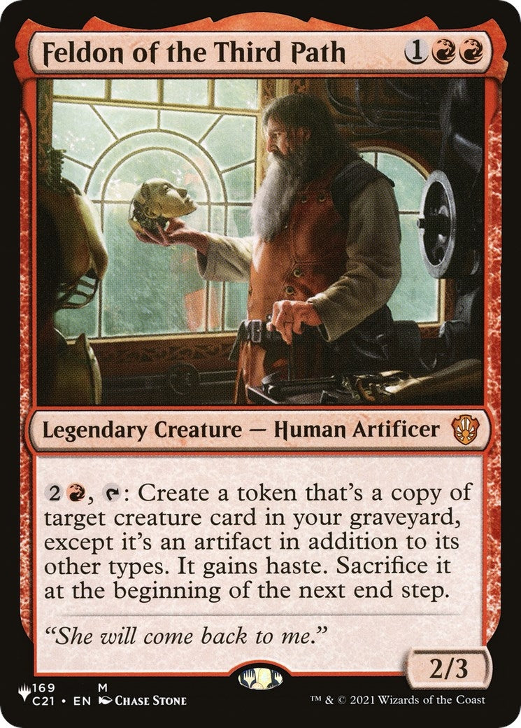 Image for Feldon of the Third Path (The List Reprints) (169/081) - Magic: The Gathering
