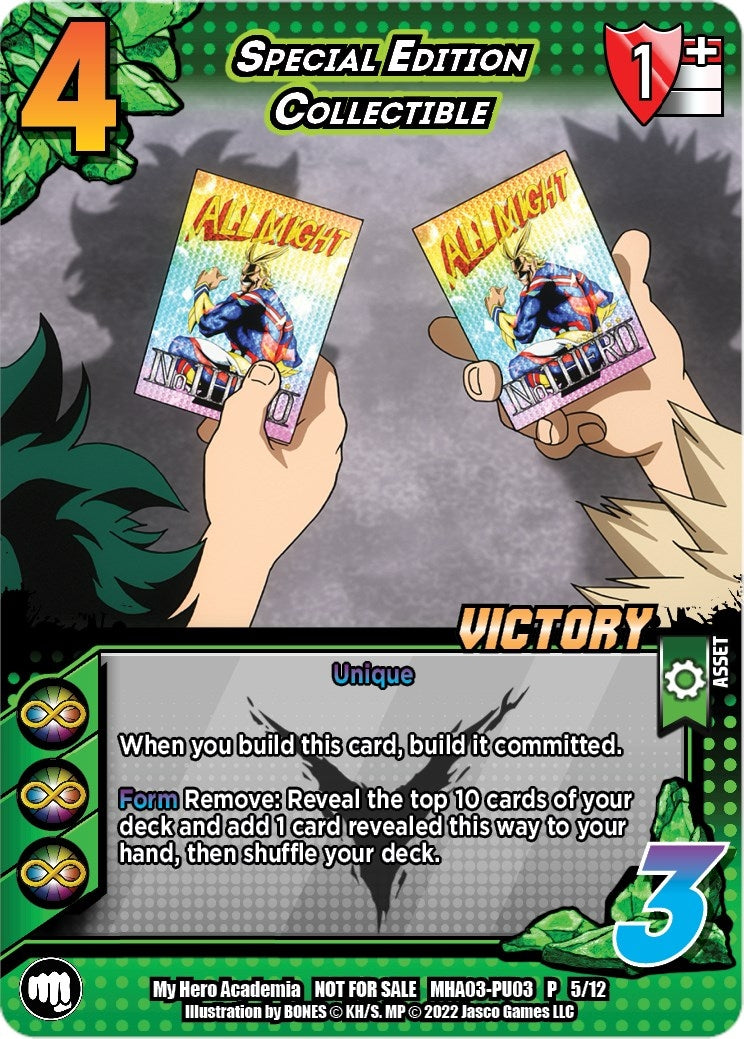 Image for Special Edition Collectible (Plus Ultra Pack 3 Victory) (UniVersus: My Hero Academia Promo Cards) (MHA-PU03 P 5/12) - UniVersus