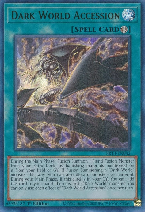 Image for Dark World Accession (Structure Deck: Dark World) (SR13-EN042) - YuGiOh