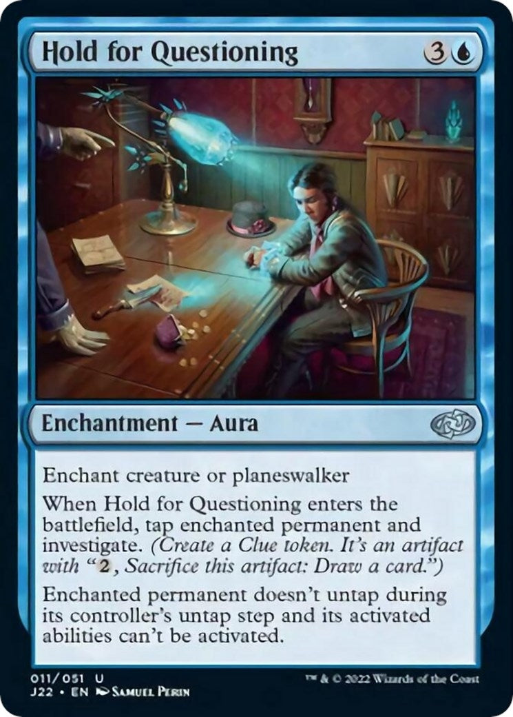 Image for Hold for Questioning (Jumpstart 2022) (11) - Magic: The Gathering