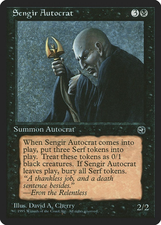 Image for Sengir Autocrat (Homelands) - Magic: The Gathering