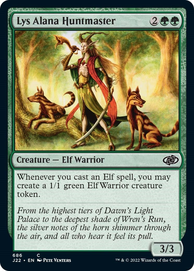 Image for Lys Alana Huntmaster (Jumpstart 2022) (686) - Magic: The Gathering