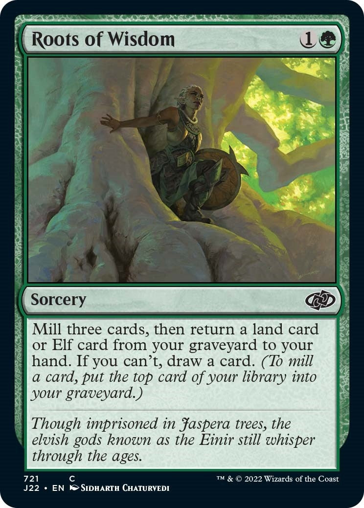 Image for Roots of Wisdom (Jumpstart 2022) (721) - Magic: The Gathering