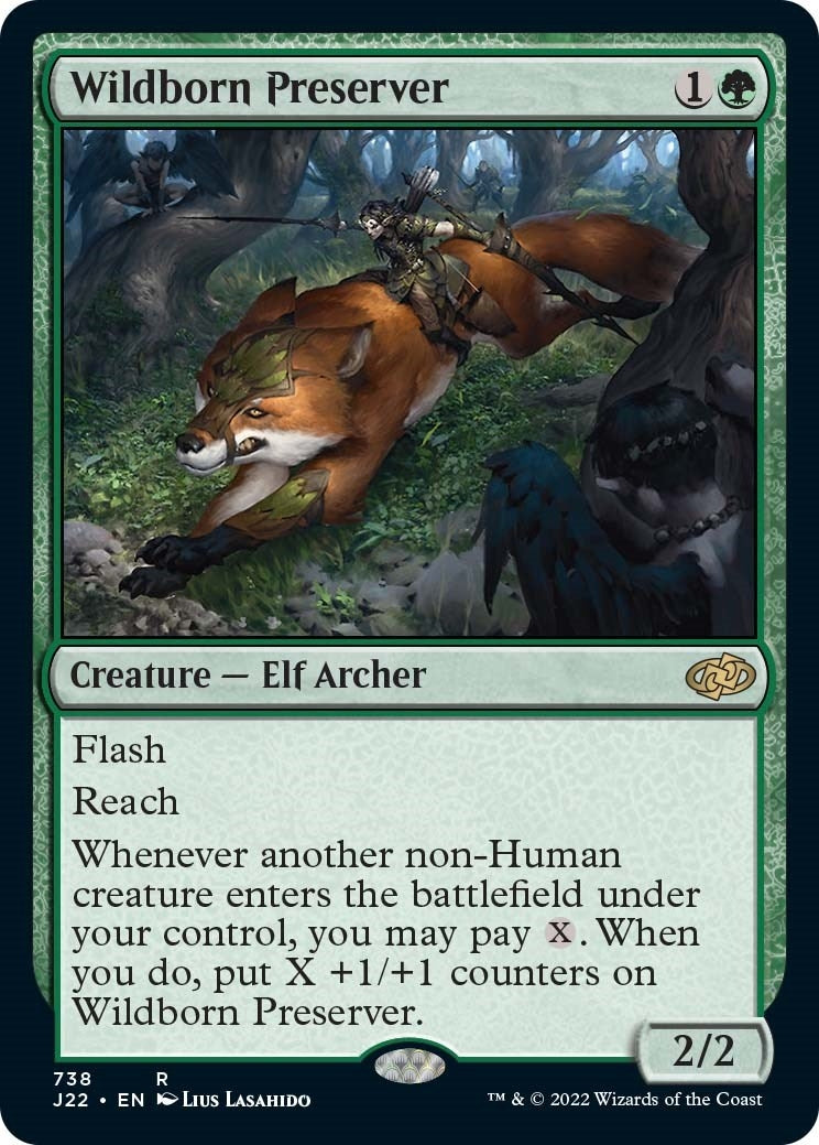 Image for Wildborn Preserver (Jumpstart 2022) (738) - Magic: The Gathering