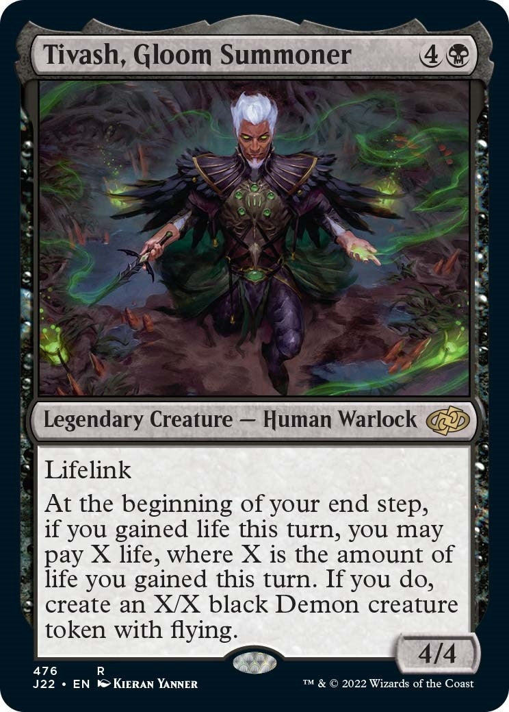Image for Tivash, Gloom Summoner (Jumpstart 2022) (476) - Magic: The Gathering