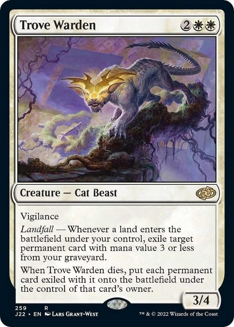 Image for Trove Warden (Jumpstart 2022) (259) - Magic: The Gathering