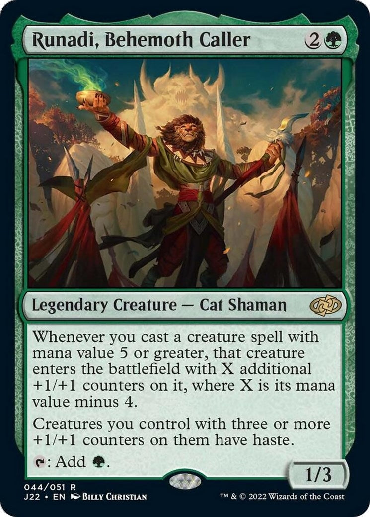 Image for Runadi, Behemoth Caller (Jumpstart 2022) (44) - Magic: The Gathering