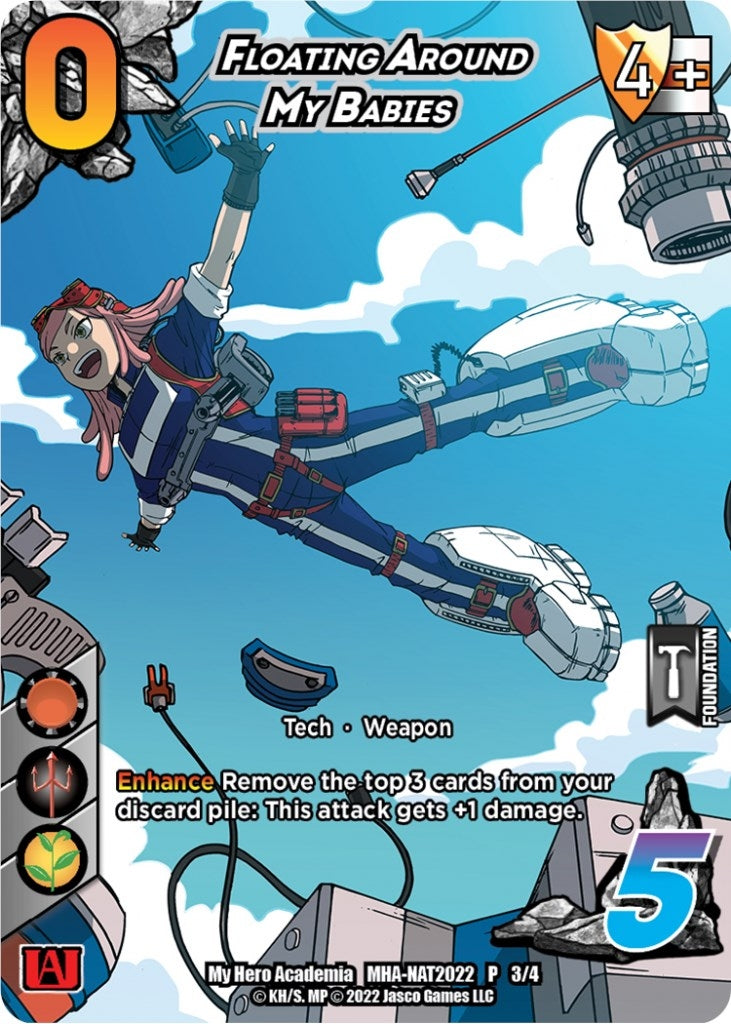 Image for Floating Around My Babies (Pro Hero Nationals 2022) (UniVersus: My Hero Academia Promo Cards) (MHA-NAT2022 P 3/4) - UniVersus