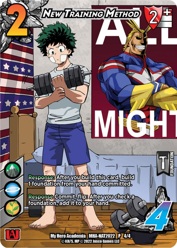 Image for New Training Method (Pro Hero Nationals 2022) (UniVersus: My Hero Academia Promo Cards) (MHA-NAT2022 P 4/4) - UniVersus