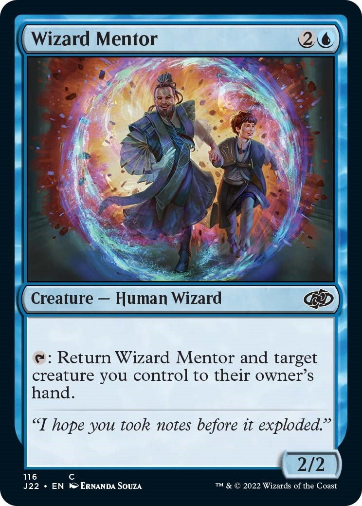 Image for Wizard Mentor (Jumpstart 2022) (116) - Magic: The Gathering